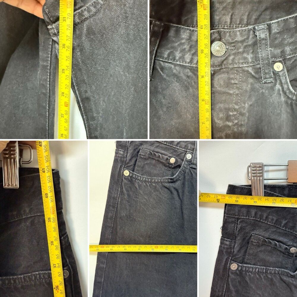 H&M Slim Stretch Denim Jeans Men's Size W29 x L32 Dark Rinse - Picture 9 of 16